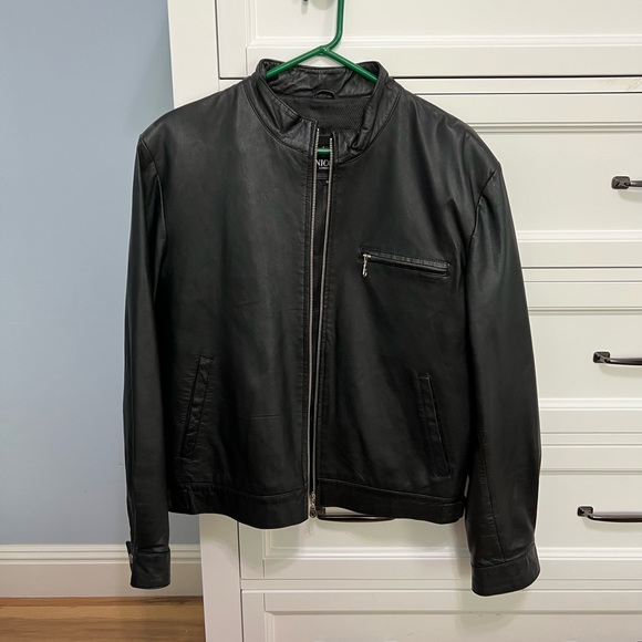 Unicorn London Men’s Size Medium Black Leather Jacket - Picture 2 of 4